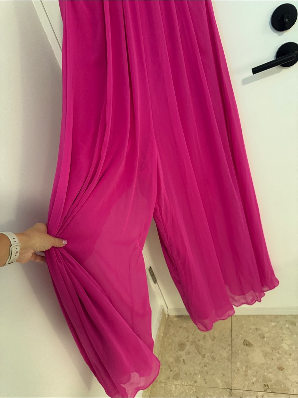 Fuchsia Maxi Jumpsuit - Picture 4 of 4